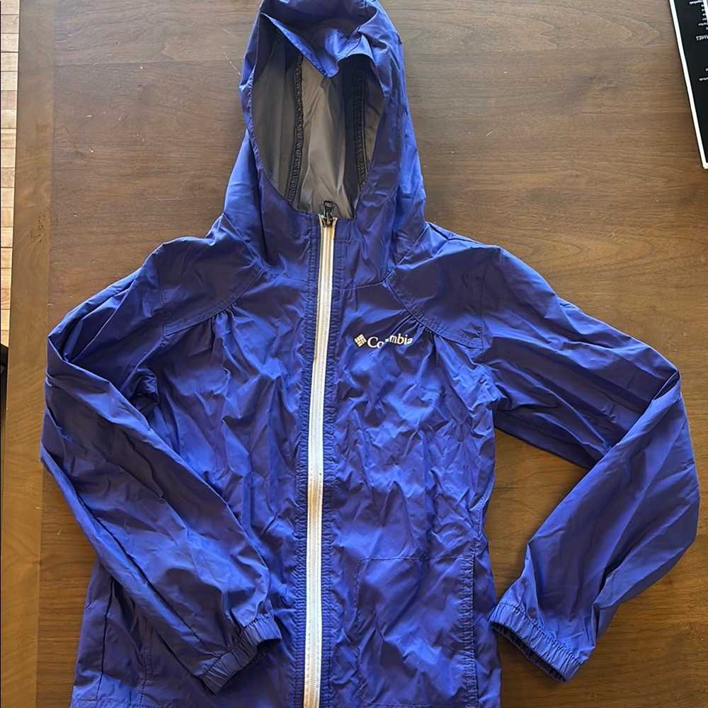 Columbia Kids Blue Rain Jacket
